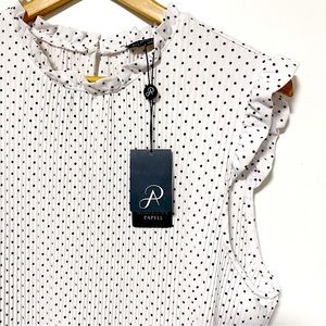 Adrianna Papell Polka Dot Top